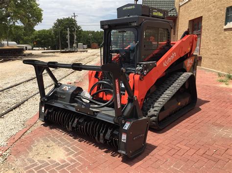 kubota skid steer with mulching head for sale|kubota forestry mulcher for sale.